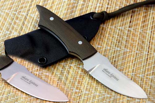 Gnat with Green Canvas Micarta Handle